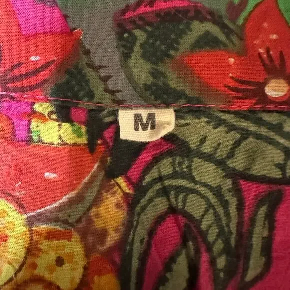 Vibrant Multicolor Pajama Top - Picture 3 of 8